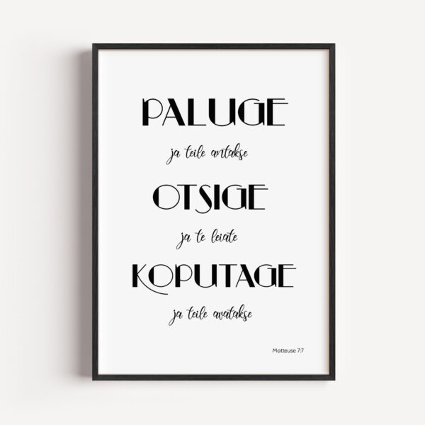 Matteuse 7:7